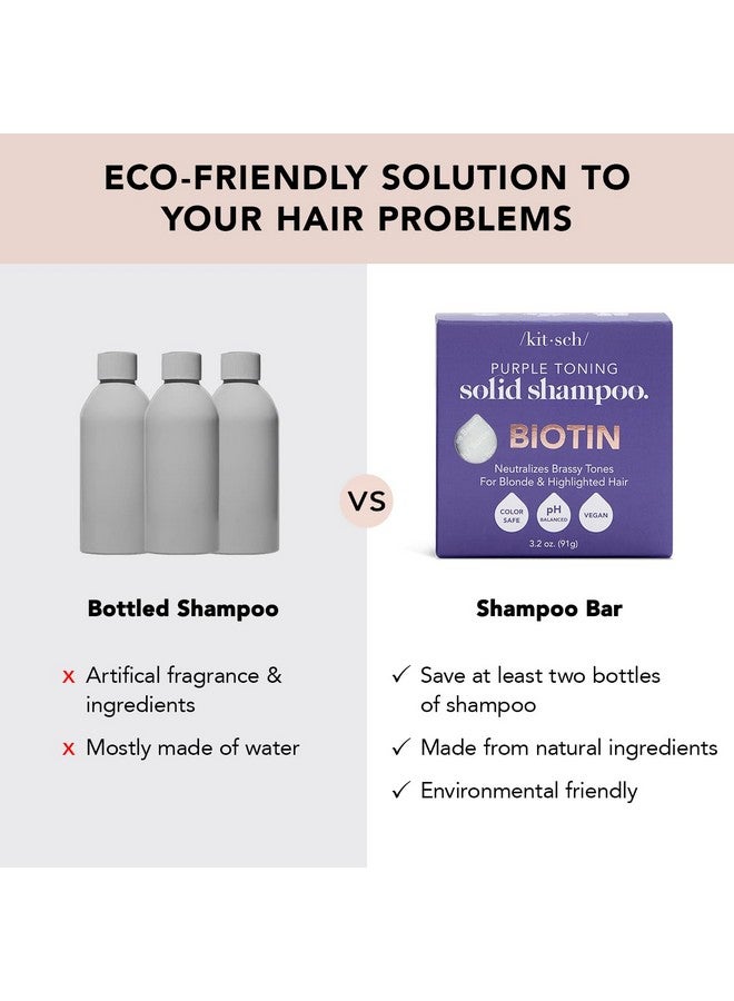 كيتش شامبو كيتش البنفسجي المُلوّن للشعر المصبوغ والرمادي، صنع في الولايات المتحدة الأمريكية، يزيل اللون النحاسي والأصفر من الشعر الأشقر والرمادي والأبيض، خالٍ من البارابين، 3.2 أونصة - Image 4