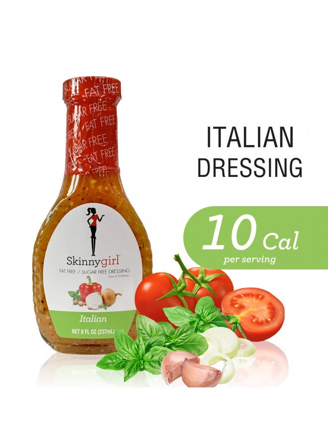 Skinnygirl Skinnygirl Fat-Free Salad Dressing, Sugar-Free Italian, 8 Ounce - Image 2