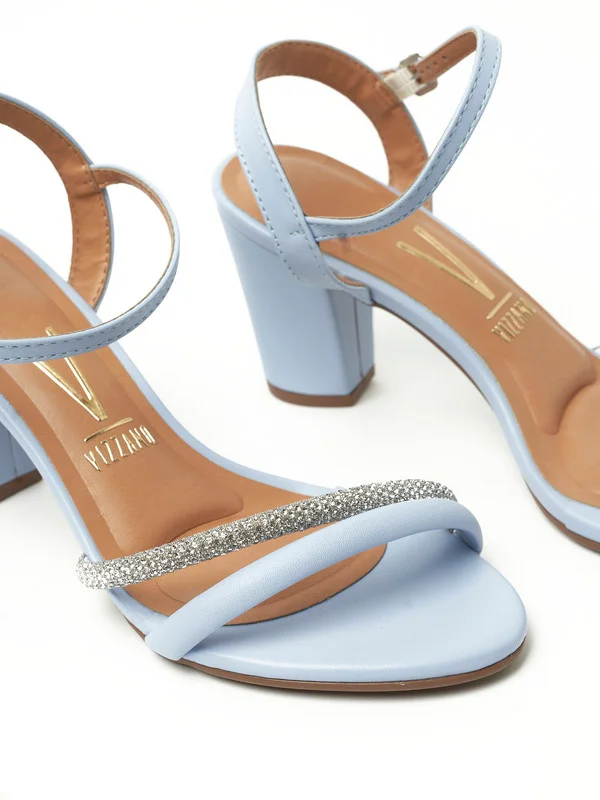 فيزانو Vizzano Ladies Party Sandals Jeans | Made In Brazil