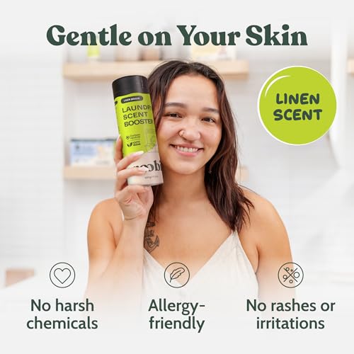 Roobi Sustainable Laundry Scent Booster Beads. Linen Breeze Fragrance Laundry Beads. 500 gr Bulk Booster Pack. Carbon Neutral, 100% Vegan. - Image 3