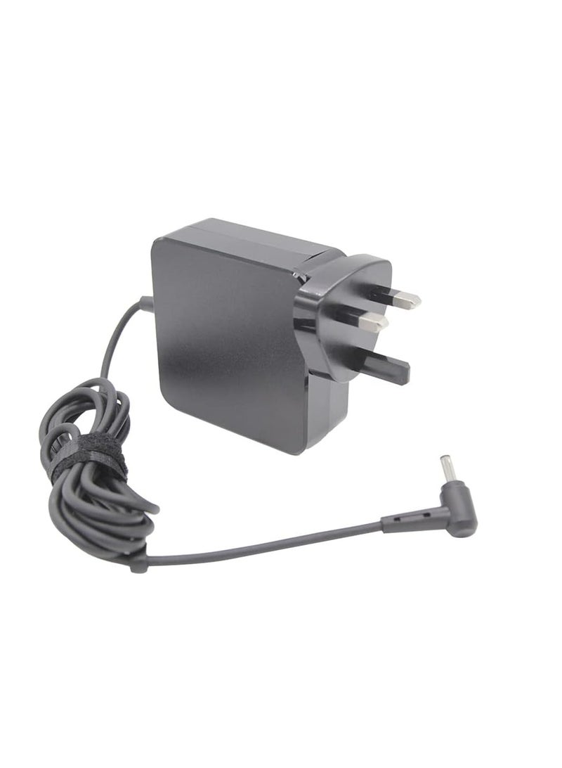 Terabyte 65W Charger UK Plug Square Adapter For 19V 3.42A 4.0x1.35mm for Zenbook UX305 UX21A UX32A X201E X202E T300LA ADP-65DW U310U 7200U PRO453 UJ6500 FL5900UB UX32VD U303L U38N U38DT UX42VS - Image 1