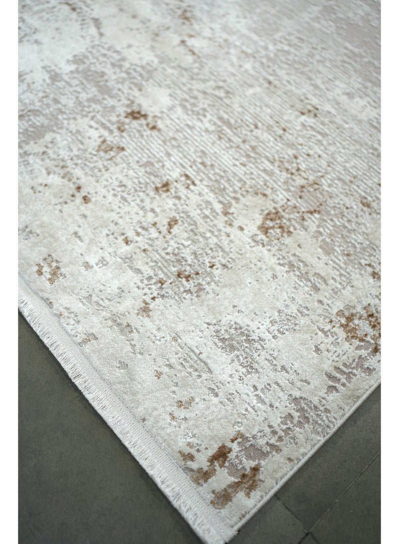 Ramsha Washable Area Rug Large Carpet For Bedroom Rug 100x400 cm For Living Room MR172 Polyester Abstract Pattern Carpet - Image 4