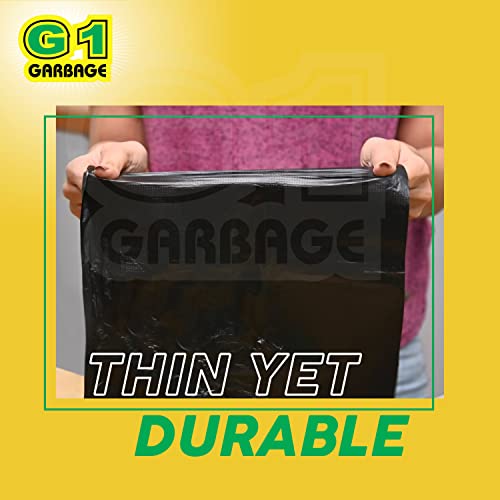 G1 Premium Garbage Bags | Medium Size | Black | 19 X 21 Inch | 3 Packs Of 30 pcs | Total 90 pcs - Image 4