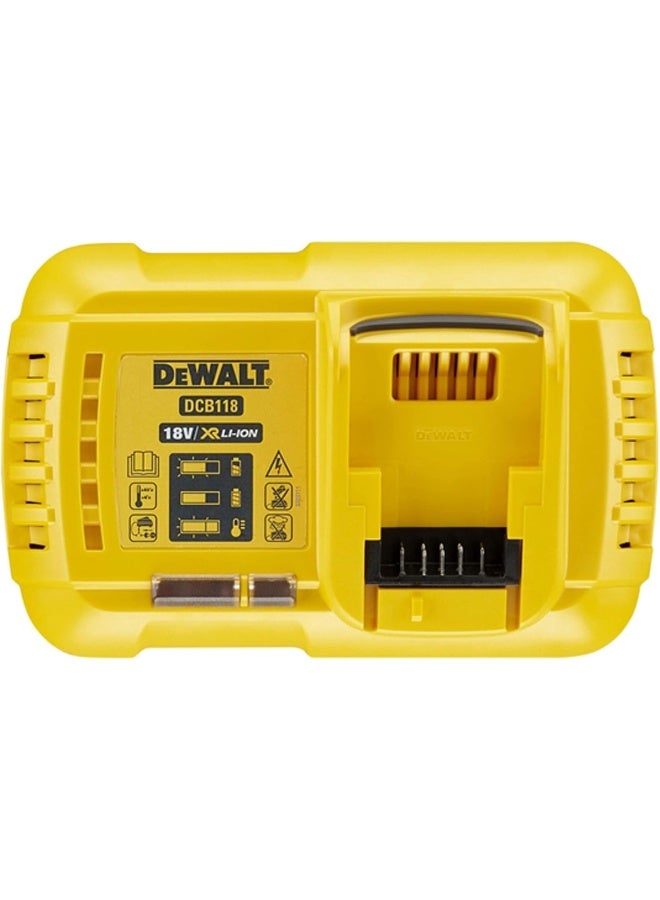 Dewalt 18V-54V Charger 8 Ah Single Port  Yellow Black  Dcb118-Gb - Image 3
