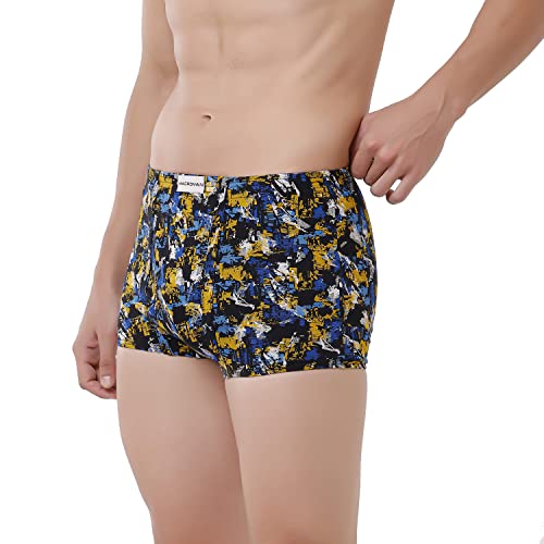 MacroMan Printed Mini Trunk for Men | 100% Cotton | Inner Elastic | Pack of 5 - Image 3