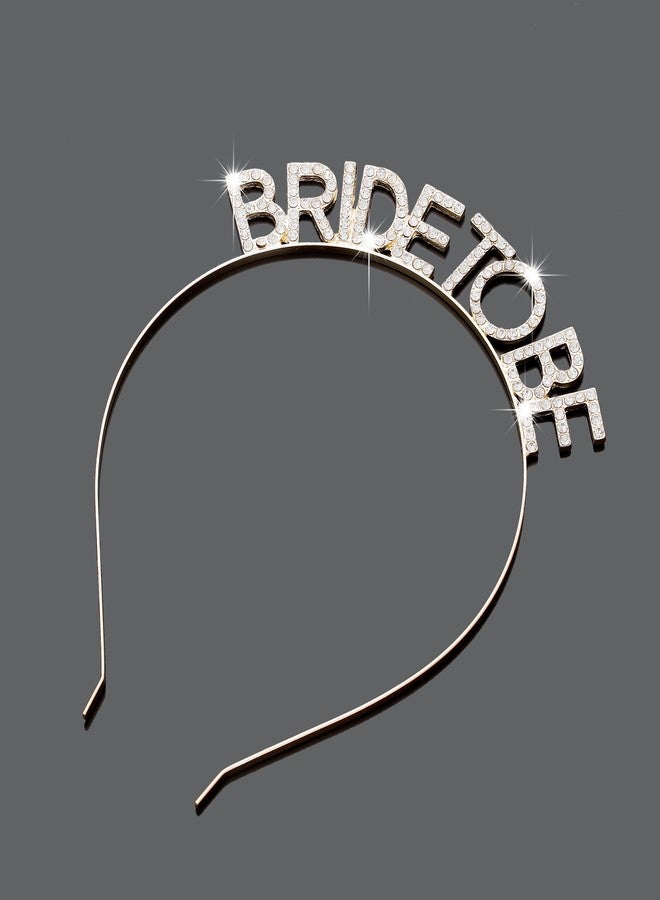 DAXI Wedding Bridal Tiaras Bride to Be Tiara Bridal Shower Headband Bachelorette Party Crown Decorations - Image 4