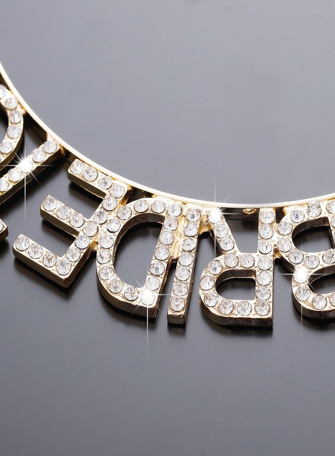 DAXI Wedding Bridal Tiaras Bride to Be Tiara Bridal Shower Headband Bachelorette Party Crown Decorations - Image 5