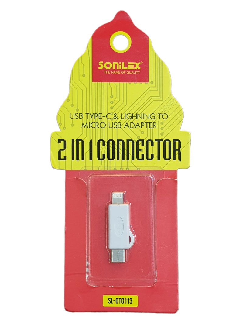 SOniLEX - SL-OTG113 2-in-1 Type C to Micro USB Adapter - Image 1