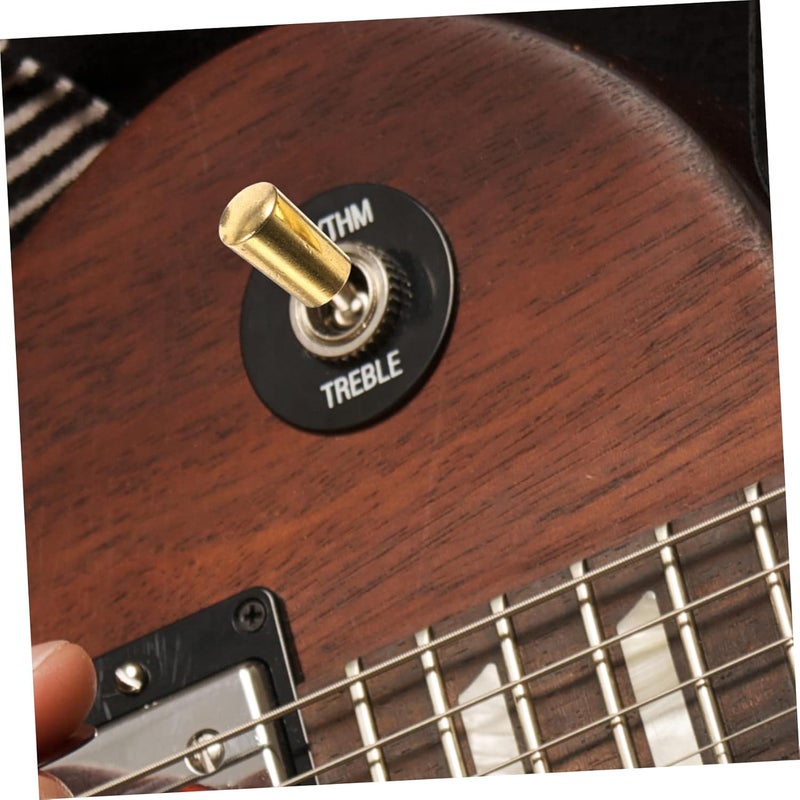Smooth joint 2pcs Electric Guitar Toggle Caps Metal Tips for Enhanced Aesthetic Appeal Easy Installation Ergonomic Design Compatible Replacement Parts for Electric Guitars Cross product combo compatible - Image 3