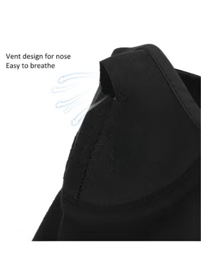 HALAMODO Unisex Winter Windproof Mask Full Coverage Face Neck Mask Motorcycle Thermal Cap Headwear for Men & Women for Outdoor Playing Snowboarding Running - Image 2