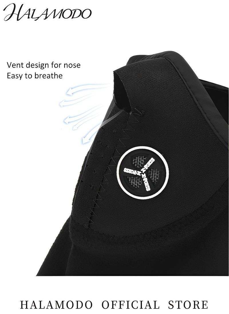 HALAMODO Unisex Winter Windproof Mask Full Coverage Face Neck Mask Motorcycle Thermal Cap Headwear for Men & Women for Outdoor Playing Snowboarding Running  - Image 4