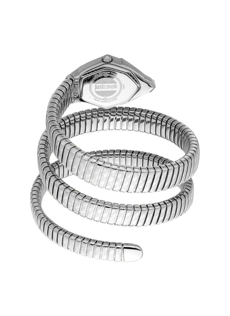 Just Cavalli Lady Snake Mesmerizing Jc1L304M0015 - Stainless Steel Female Quartz 2 Hands  - Image 3