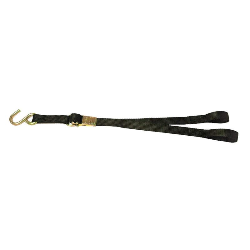 BoatBuckle Kwik-Lok Bow Tie-Down Straps with Loop End - 1"x3' 1200lbs Break Strength, Boat Tie Down Straps to Trailer, Bow Safety Strap for Boat Trailers, Adjustable Zinc-coated Steel Buckle - Image 3