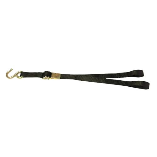 BoatBuckle Kwik-Lok Bow Tie-Down Straps with Loop End - 1"x3' 1200lbs Break Strength, Boat Tie Down Straps to Trailer, Bow Safety Strap for Boat Trailers, Adjustable Zinc-coated Steel Buckle - Image 1