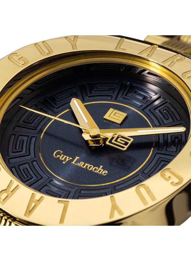 Guy Laroche Alex 29mm Women's Analog Swiss Watch with Yellow Gold Stainless Steel Bracelet  - Image 4