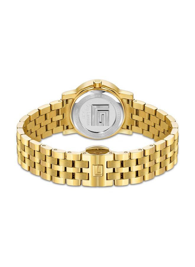Guy Laroche Alex 29mm Women's Analog Swiss Watch with Yellow Gold Stainless Steel Bracelet  - Image 3