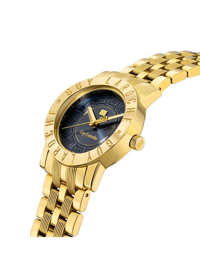 Guy Laroche Alex 29mm Women's Analog Swiss Watch with Yellow Gold Stainless Steel Bracelet  - Image 2