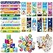 Frienda 170 Pcs Christian Party Favors for Kids Bible Verse Bookmark Religious Slap Bracelets Jesus Stickers Mini Buttons Pins for VBS Sunday School Valentines Day Christian Gifts Classroom Prizes - Image 2