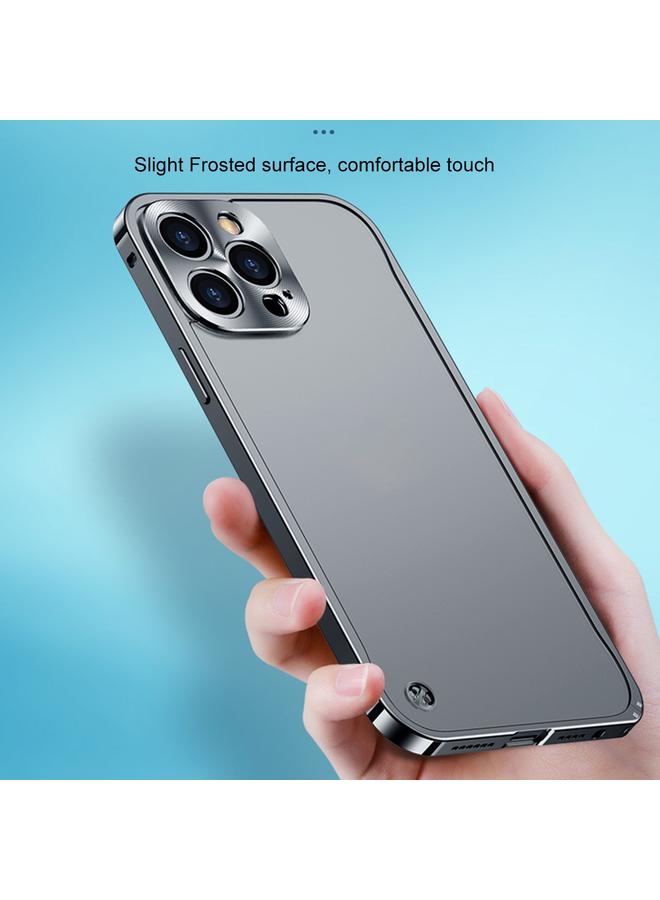 Zaboon Case For iPhone 12 Pro Metal Frame Frosted PC Shockproof Phone Case - Image 3