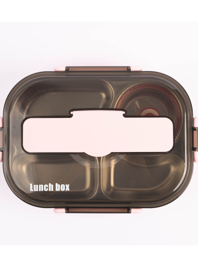 Cocobee Kids Oval Lunch Box - Pink - Image 3