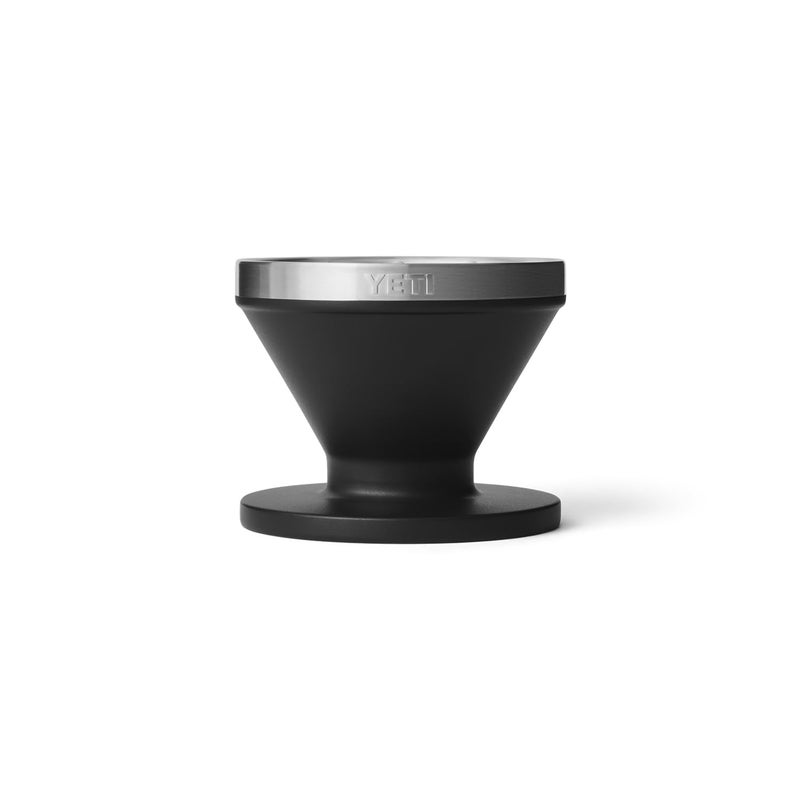YETI Pour Over Coffee Maker Accessory Ramblers, Designed for Perfect Coffee Extraction Anywhere, Stainless Steel, fits any V60 Filter, Black - Image 1