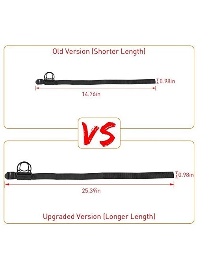JeCar 2Pieces Roll Bar Coat Hanger Clothes Hook For Jeep Wrangler Cj Yj Tj Lj Jk Jku Jl Jlu Jt Sports Sahara Freedom Rubicon And Unlimited X 2 4 Door Black  - Image 2