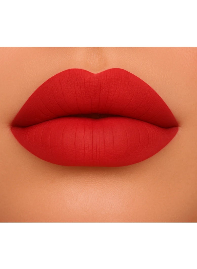 IDA Beauty Velvet Vow Matte Liquid Lipstick | Long-Lasting, Smudge-Proof, Moisturizing Formula | Bold, Matte Finish(M09) - Image 2