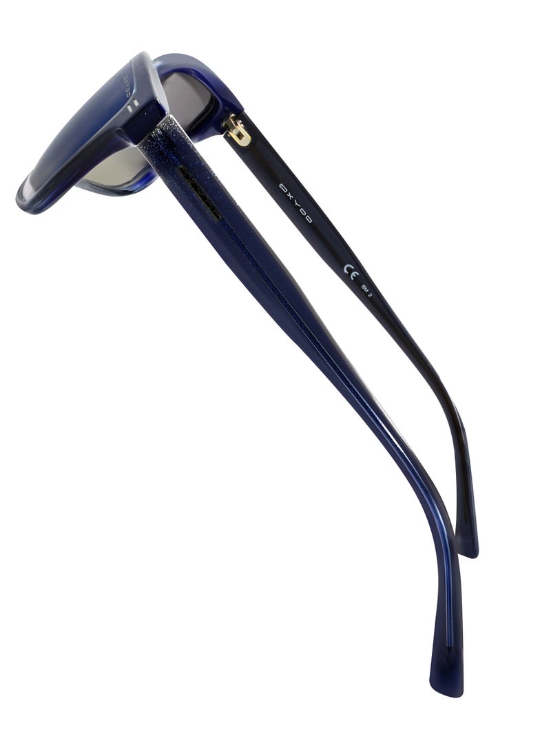 أوكسيدو OX 1012 S VXYBLUE GLITTER 56-15-135 CRBL KMPS 2 UV 400 Protection - Image 3