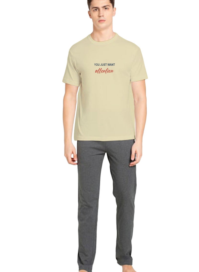 SPACEDOUT T-Shirt Men's/Cotton T-Shirts/Half Sleeves - Image 1