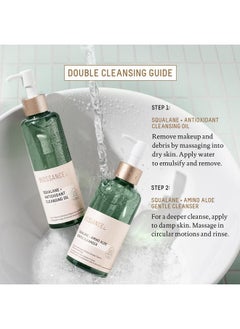 BIOSSANCE BIOSSANCE Squalane + Antioxidant Cleansing Oil - Makeup Remover - Face Oil Cleanser for Long-Wear Makeup - Hydrating Oil-Based Cleanser with Squalane for Fresh, Radiant Skin, 6.7 oz  - Image 4