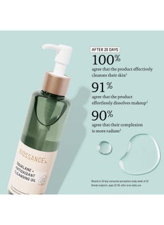 BIOSSANCE BIOSSANCE Squalane + Antioxidant Cleansing Oil - Makeup Remover - Face Oil Cleanser for Long-Wear Makeup - Hydrating Oil-Based Cleanser with Squalane for Fresh, Radiant Skin, 6.7 oz  - Image 2