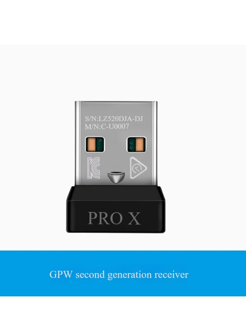 LZYDDD Dongle Dongle مستقبل USB متوافق مع ماوس الألعاب اللاسلكي Logitech G Pro X (GPW 2) 
