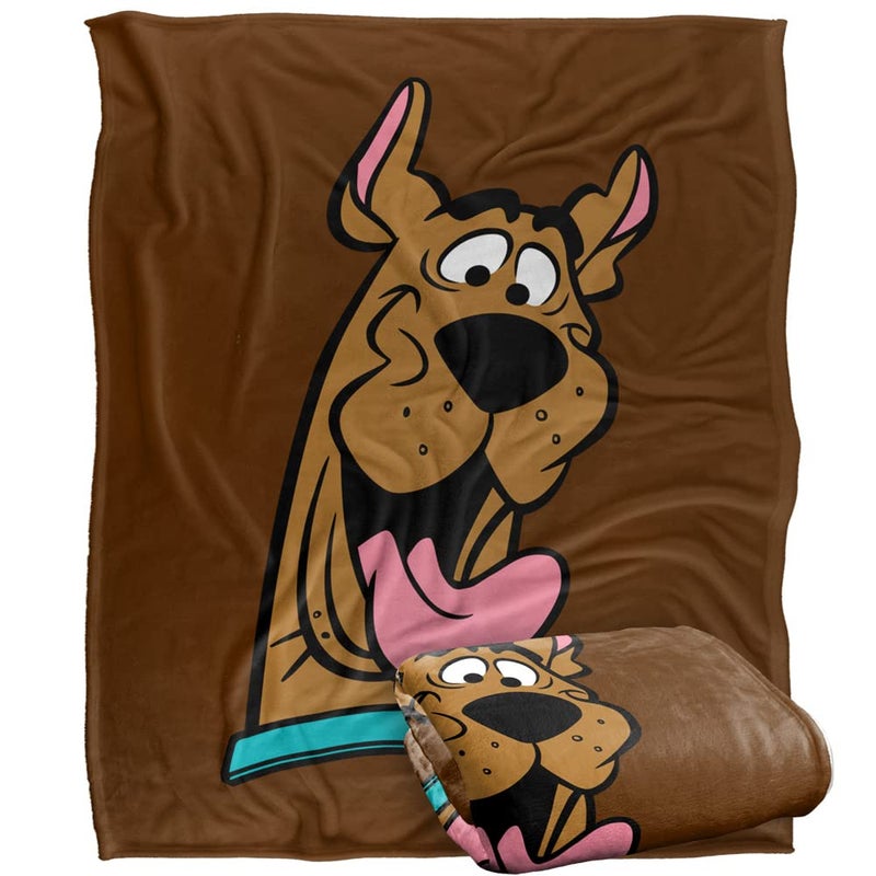 LOGOVISION ScoobyDoo Scooby Happy Officially Licensed Silky Touch Super Soft Throw Blanket 50 x 60 
