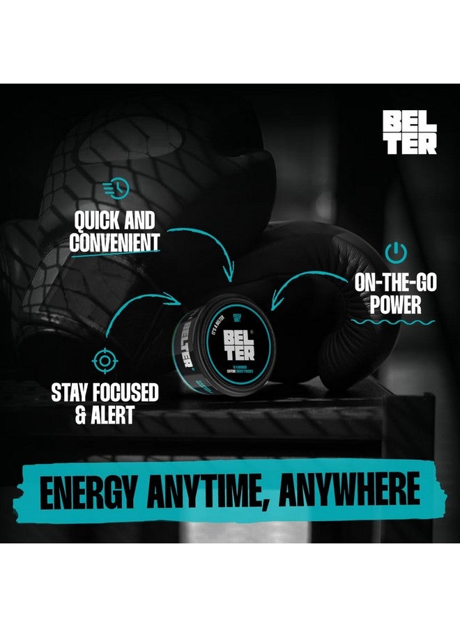 BELTER BELTER - Fresh Mint - Caffeine Pouches - 15 Count - Fast-Acting - Zero-Calorie Energy Boost - 96mg Caffeine Per Pouch - Ideal for Sports, Gym, Gaming, & Work - Image 4