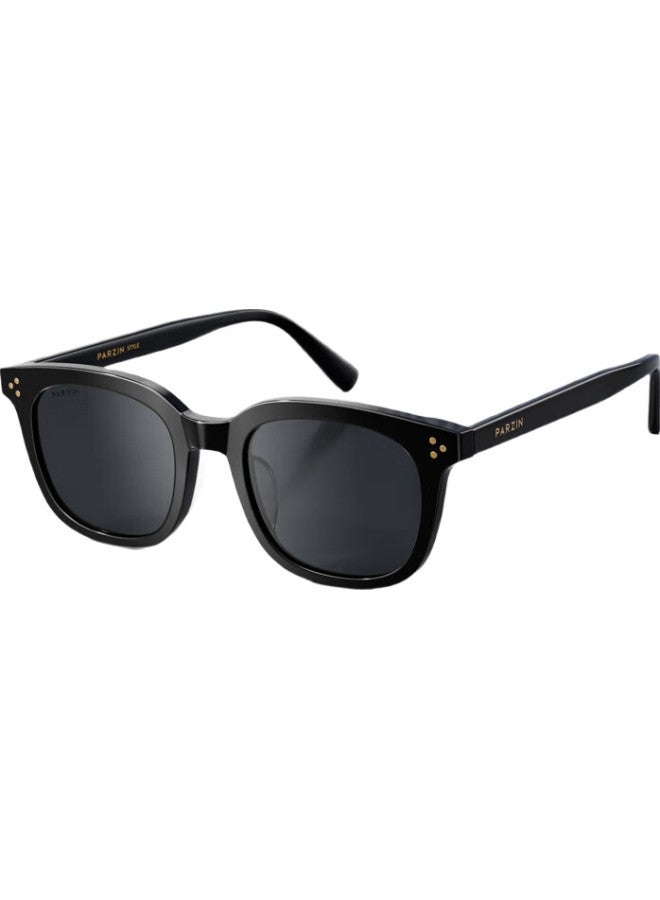 PARZIN Unisex Fashion D-Frame Sunglasses Sunshade Uv Protection Driving Trendy Shades 7771 - Image 3