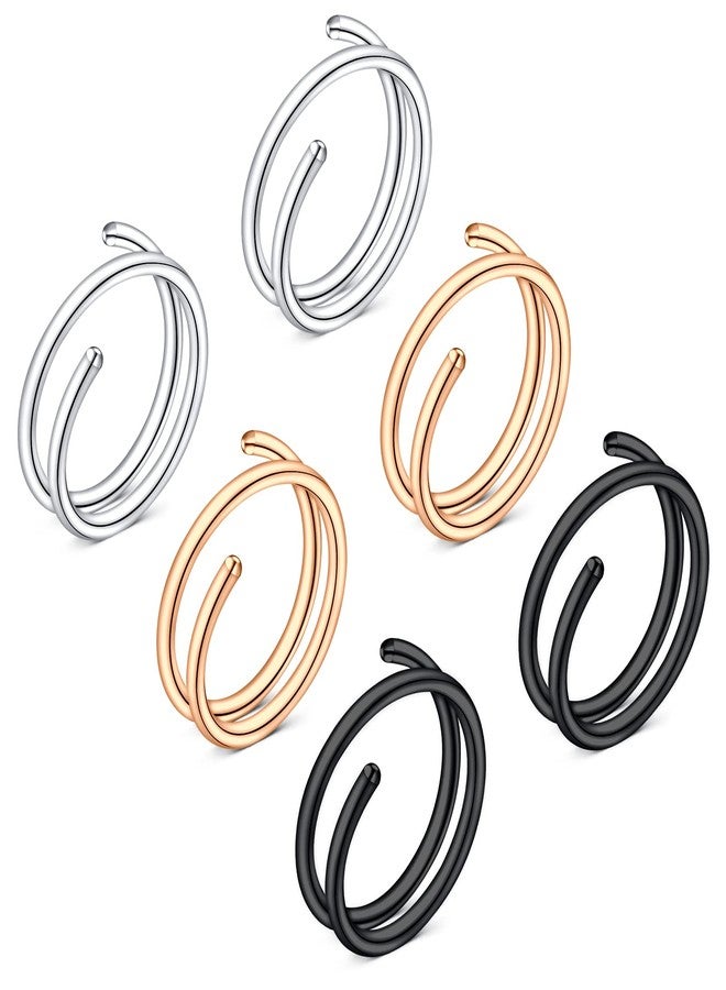 QWALIT حلقات أنف QWALIT - حلقات أنف مزدوجة للثقب الفردي - Image 1