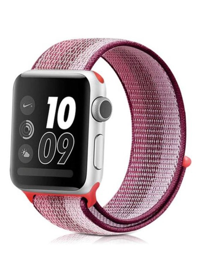 Ozone Replacement Band For Apple Watch Series 4/3/2/1 40/38 mm Berry - Image 2