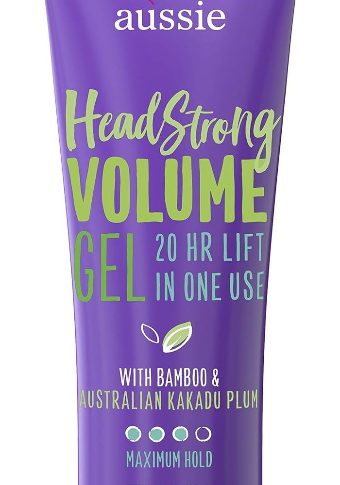 Aussie Headstrong Volume Gel - Volumizing Hair Gel with Bamboo & Australian Kakadu Plum, 7 oz - Image 1