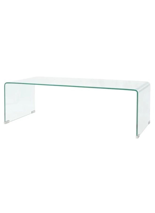 فيداكسل طاولة القهوة زجاج مقسى 98x45x30 سم شفاف  - Image 1