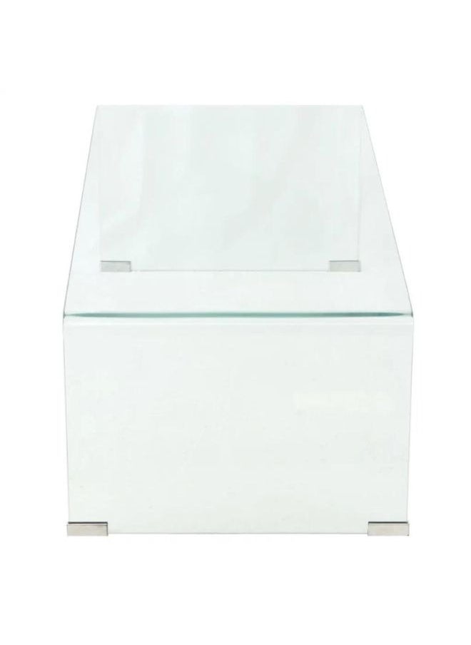 فيداكسل طاولة القهوة زجاج مقسى 98x45x30 سم شفاف  - Image 2