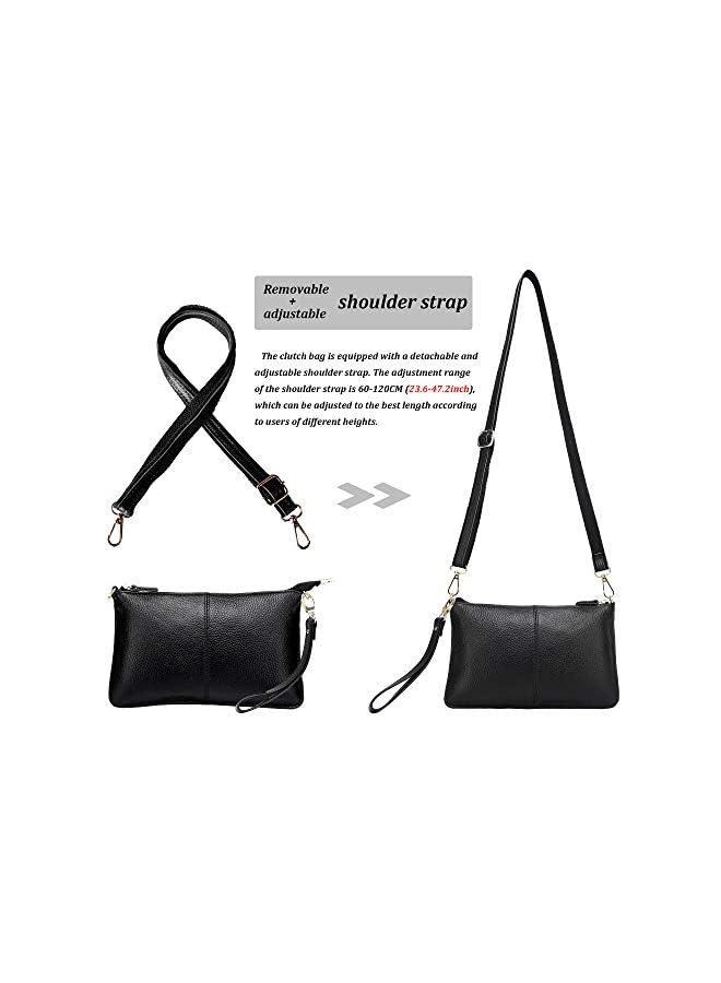 Different Women Genuine Leather Handbags party Clutches mini Crossbody Shoulder bags fashion Purse totes shopping Wristlet - Image 5