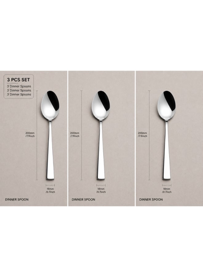 Home auraa Olympia  stainless steel Dinner Fork 3 Pc - Image 5