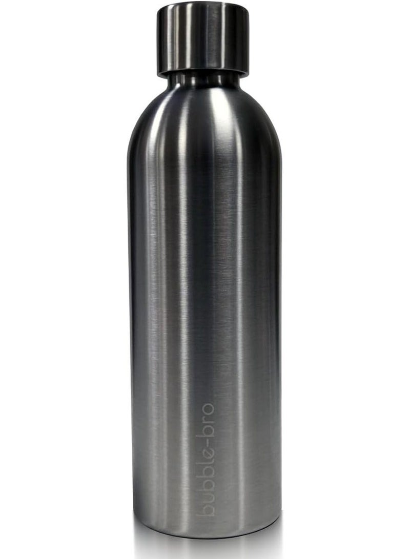 bubble-bro bubblebro Origin Stainless Steel Edition - Comes with 2 x 60L CO₂ Cylinders, 1 x additional 1L SS Bottle & 2 x 500ML SS Bottles - Limited Edition (Metallic Grey) - Image 5