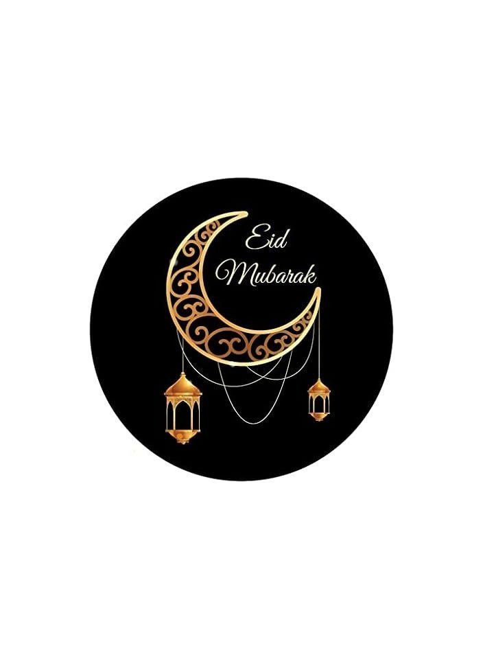 PRINTSHOP4ME Eid Mubarak Stickers,Ideal For Gift Wrapping,Eid Stickers For Gift Bag,Eid Envelope,Eid Goody Bags,Eid Gift Tags And Happy Eid Vinyl Sticker - Image 3
