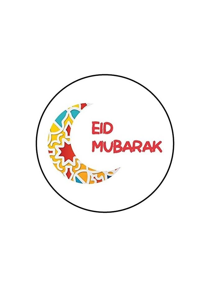 PRINTSHOP4ME Eid Mubarak Stickers,Ideal For Gift Wrapping,Eid Stickers For Gift Bag,Eid Envelope,Eid Goody Bags,Eid Gift Tags And Happy Eid Vinyl Sticker - Image 5