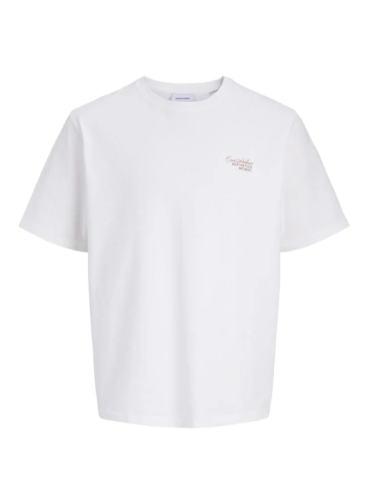 JACK & JONES  Crew Neck Loose Fit T-Shirt for Men | Best Price UAE