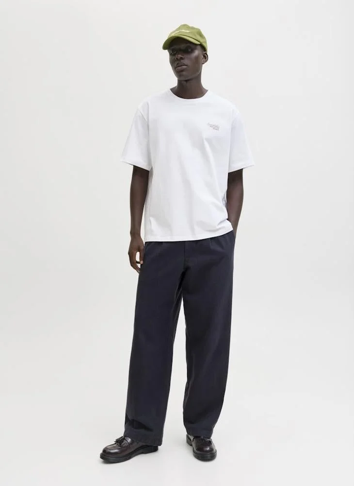 JACK & JONES  Crew Neck Loose Fit T-Shirt for Men | Best Price UAE