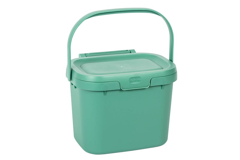 Addis 518534 Everyday Kitchen Food Waste Compost Caddy Bin 45 Litre Sage Green