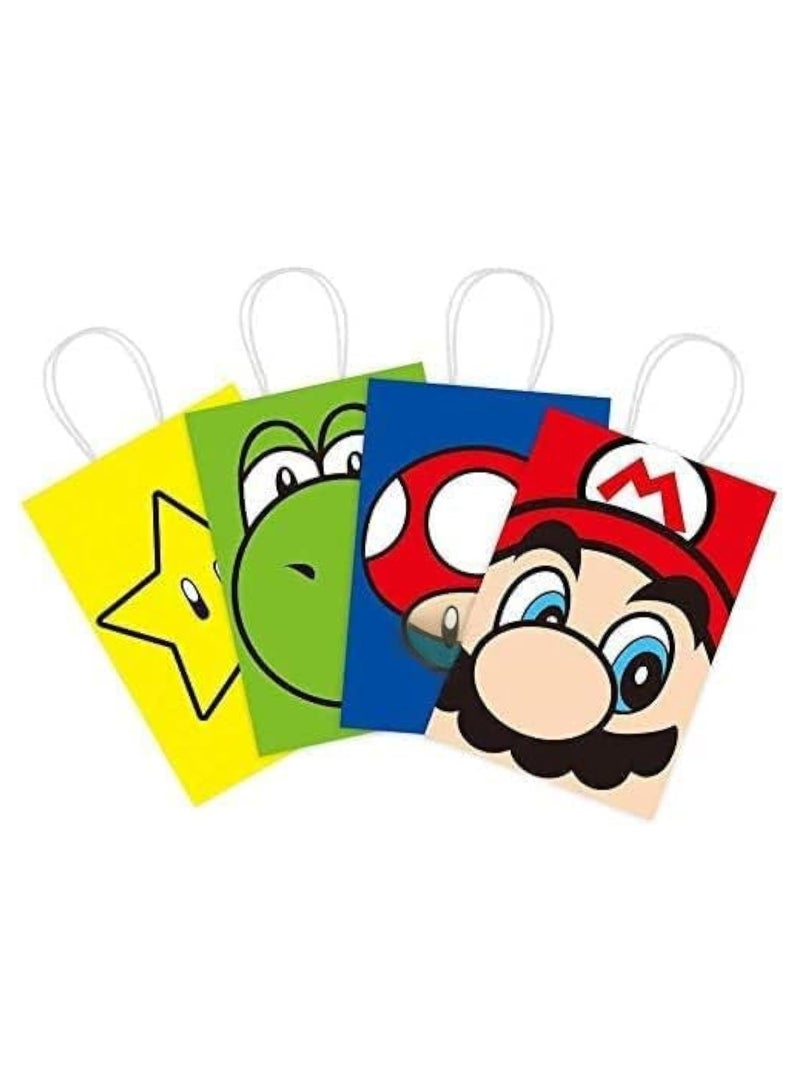 إنتاج Intag 16 PCS Party Favor Bags for Super Bros Mario Birthday Party Supplies, Party Gift Bags for Super Bros Mario Party Favors Decor Party Decor for Super Bros Mario Themed Birthday Decorations - Image 2