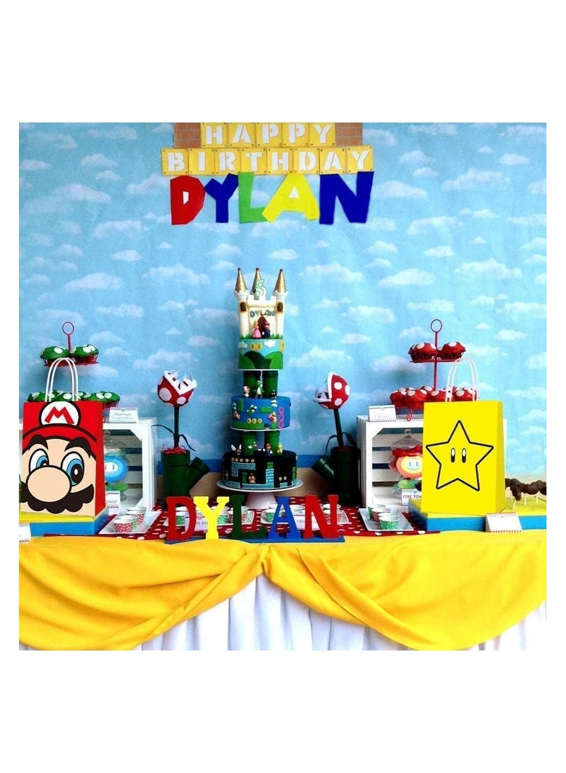 إنتاج Intag 16 PCS Party Favor Bags for Super Bros Mario Birthday Party Supplies, Party Gift Bags for Super Bros Mario Party Favors Decor Party Decor for Super Bros Mario Themed Birthday Decorations - Image 3